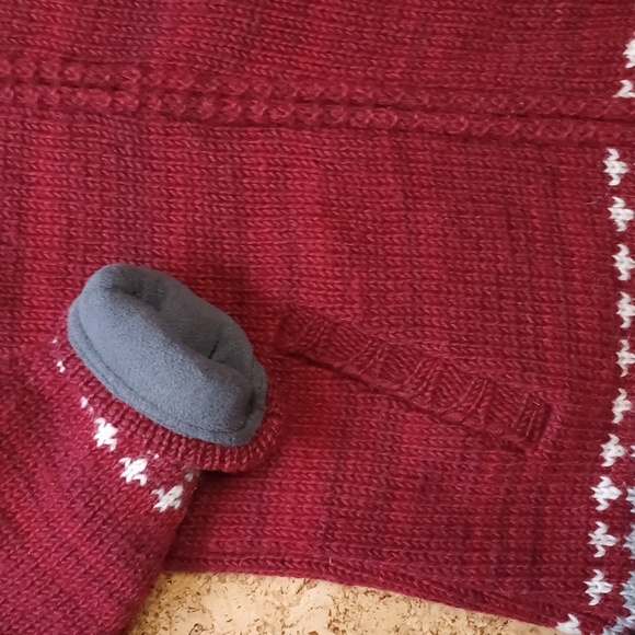 Laundromat Women's Fleece Lined Full Zip Wool Hoodie Sweater Size L - Picture 4 of 8